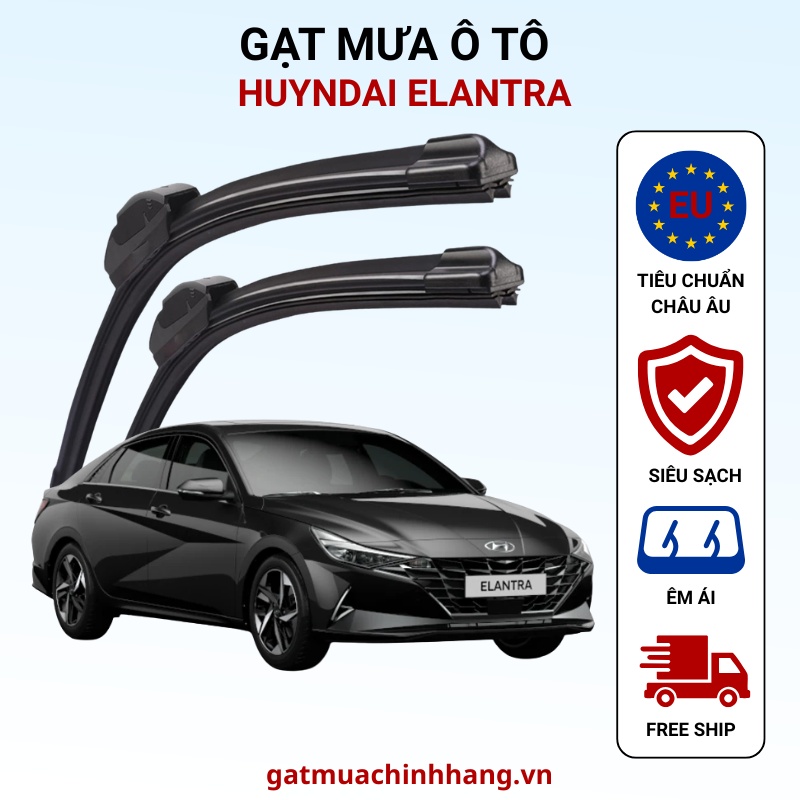 Gạt mưa ô tô Hyundai Elantra 1 Gạt mưa ô tô Hyundai Elantra