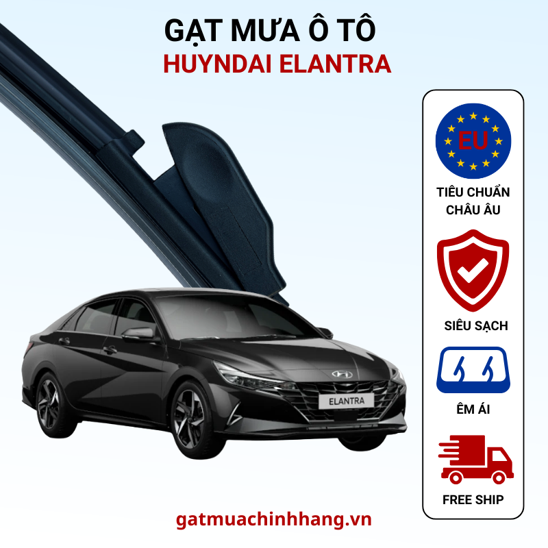 Gạt mưa ô tô Hyundai Elantra 2 Gạt mưa ô tô Hyundai Elantra chính hãng
