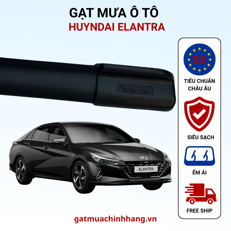 Gạt mưa ô tô Hyundai Elantra 3 Gạt mưa ô tô Hyundai Elantra hàng chuẩn