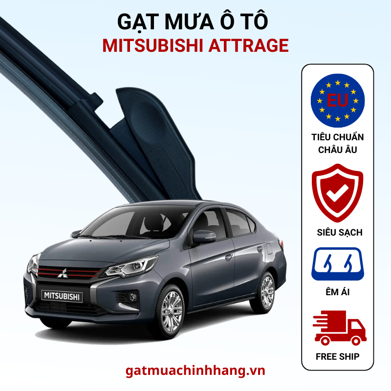 Gạt mưa ô tô Mitsubishi Attrage 2 Gạt mưa ô tô Mitsubishi Attrage