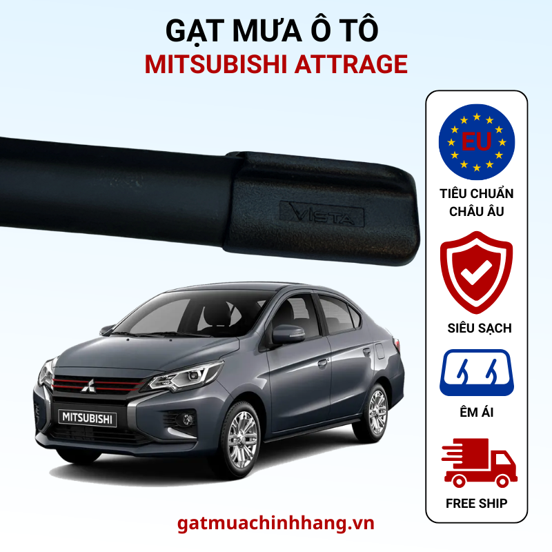 Gạt mưa ô tô Mitsubishi Attrage 3 Gạt mưa ô tô Mitsubishi Attrage