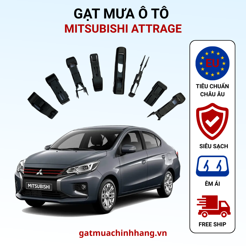 Gạt mưa ô tô Mitsubishi Attrage 4 Gạt mưa ô tô Mitsubishi Attrage
