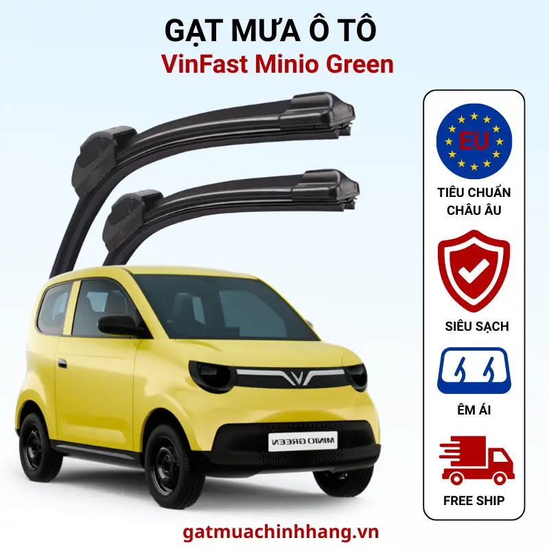 Gạt mưa ô tô VinFast Minio Green 1 Gạt mưa ô tô VinFast Minio Green