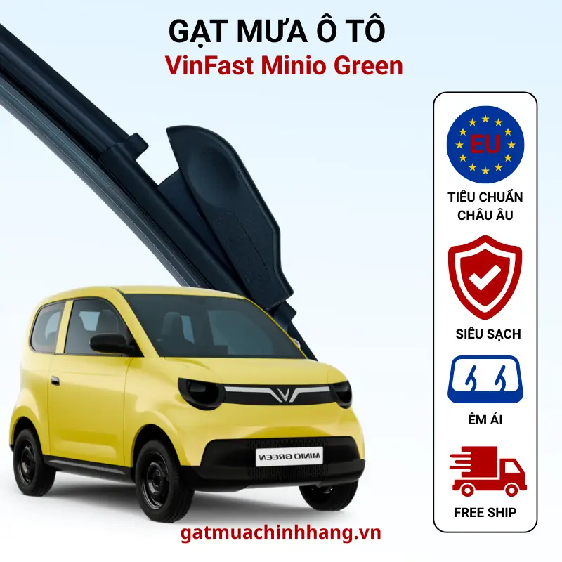 Gạt mưa ô tô VinFast Minio Green 4 Gạt mưa ô tô VinFast Minio Green tốt