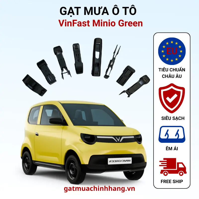 Gạt mưa ô tô VinFast Minio Green 2 Gạt mưa ô tô VinFast Minio Green chính hãng